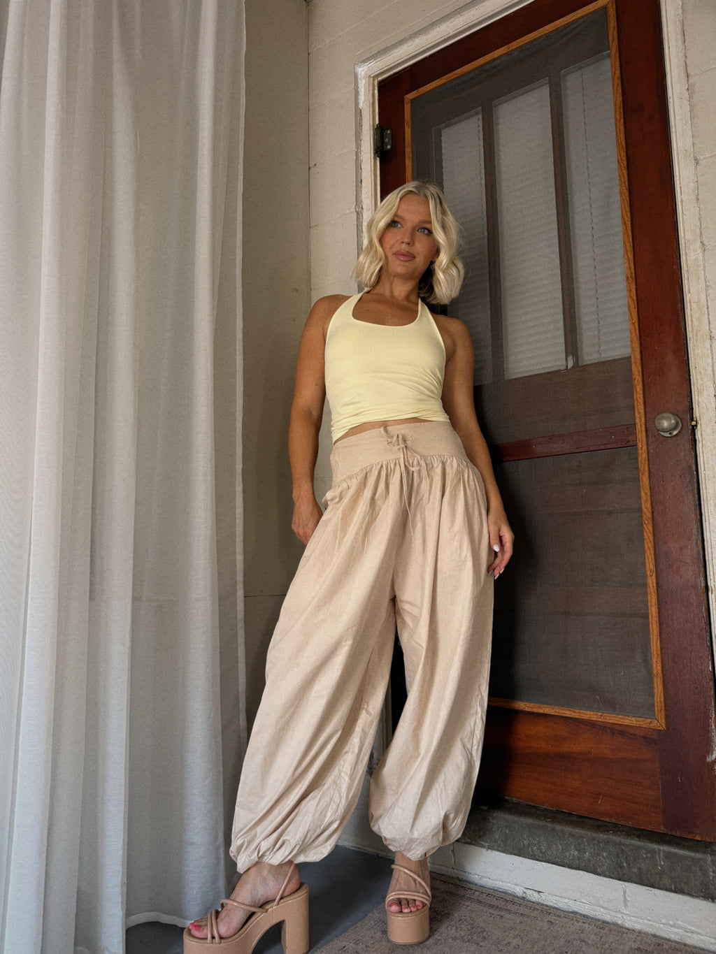 Archive Utility Pleated Balloon Leg Pants
