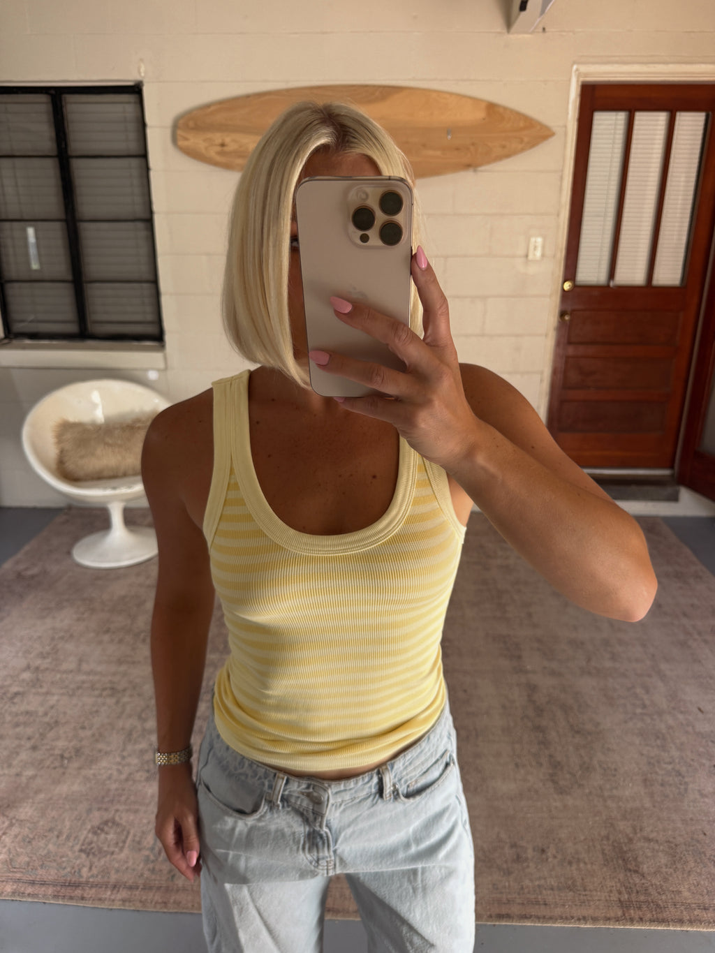 Reversible Striped Tank
