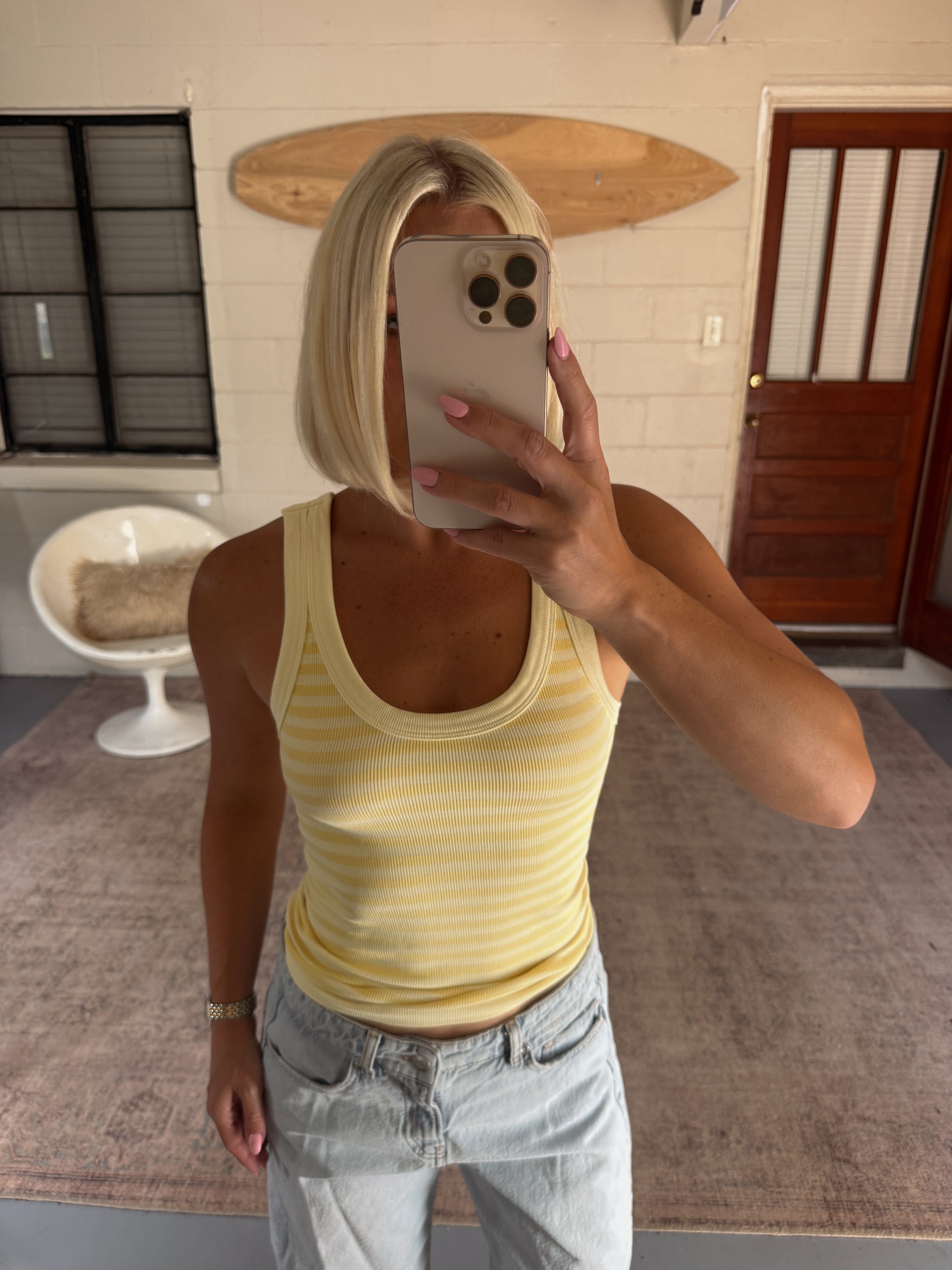 Reversible Striped Tank