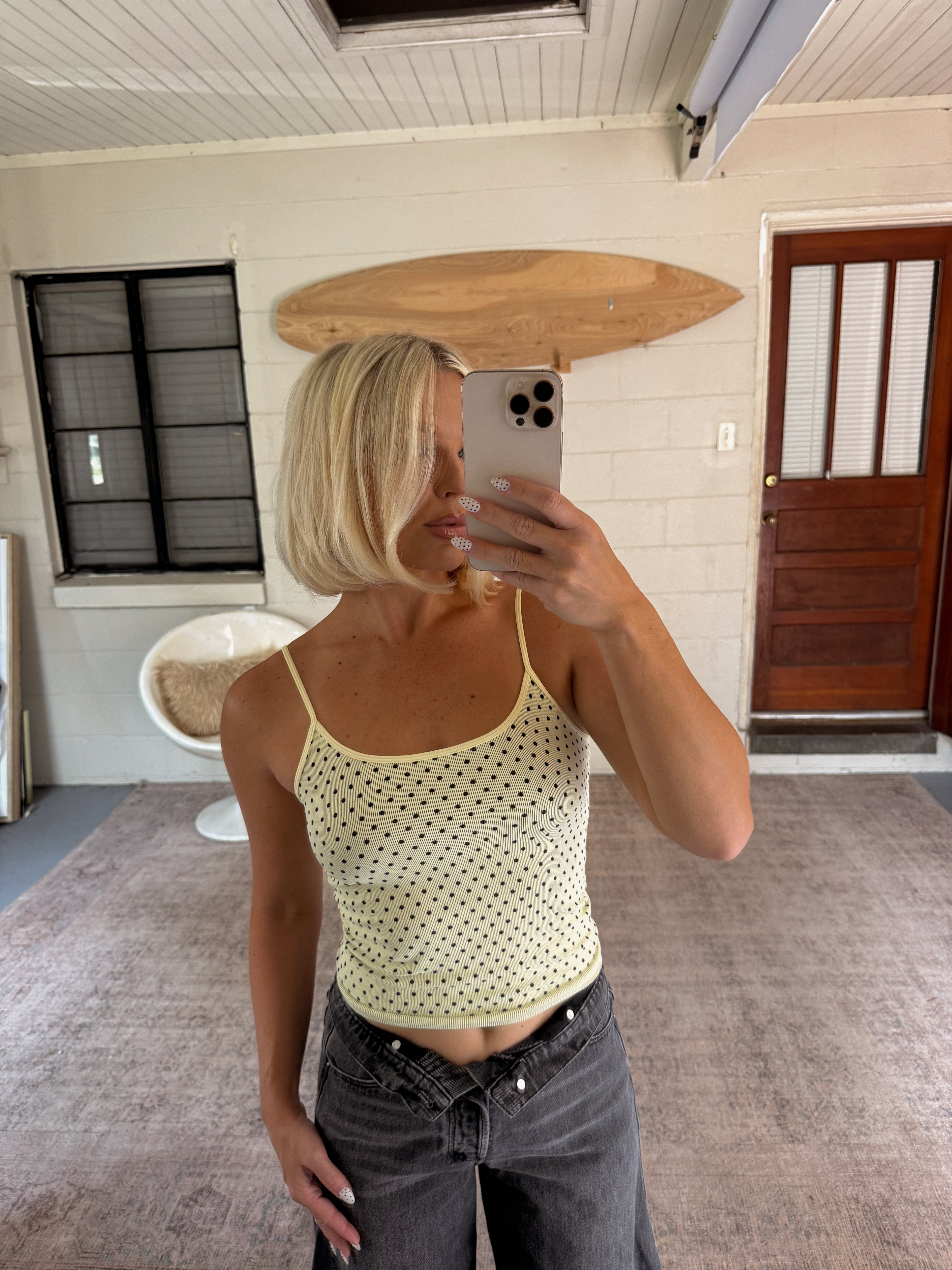 Spot On Polka Dot Strap Cami
