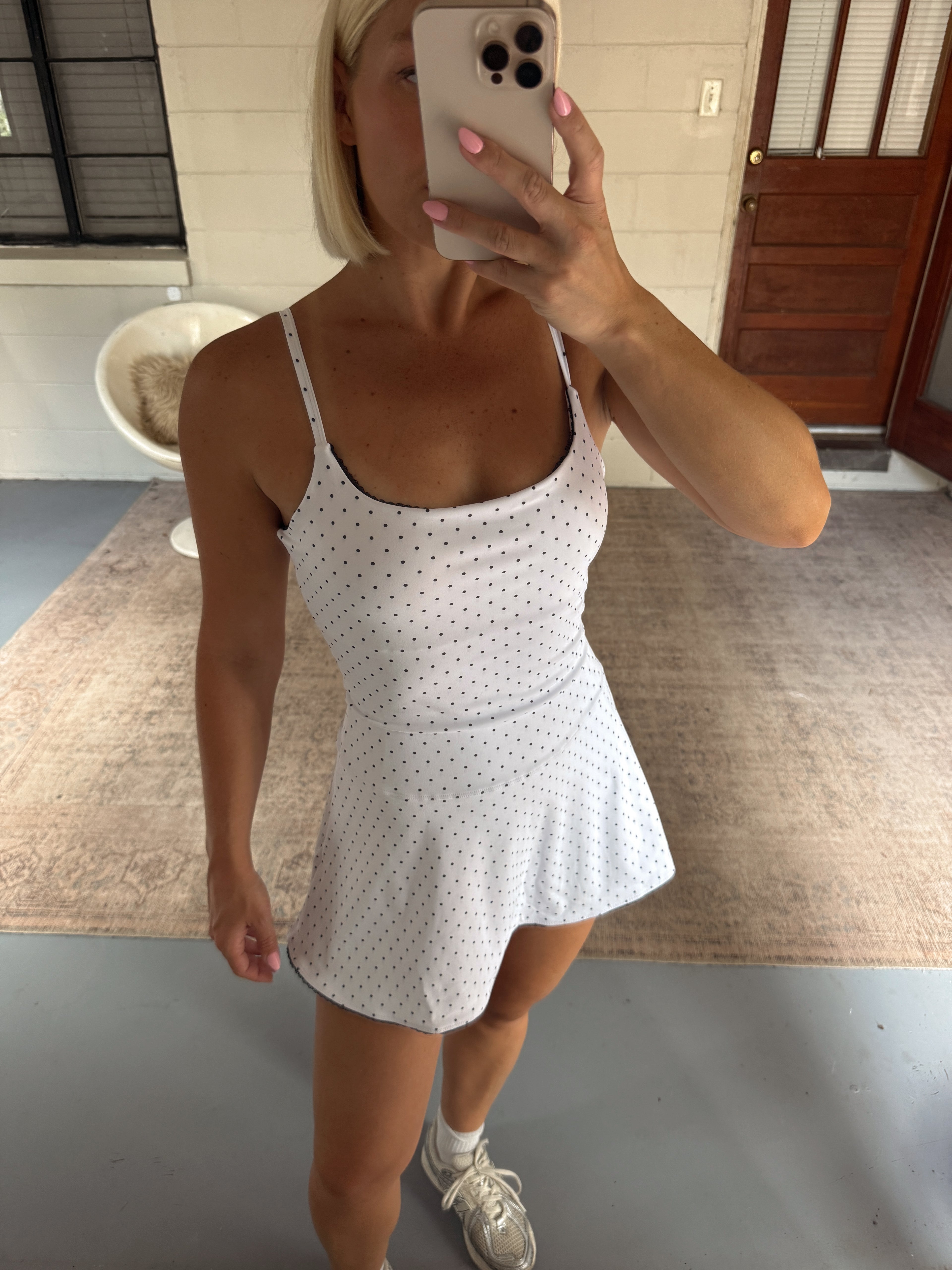 Meredith Polka Dot Athletic Skirtsie