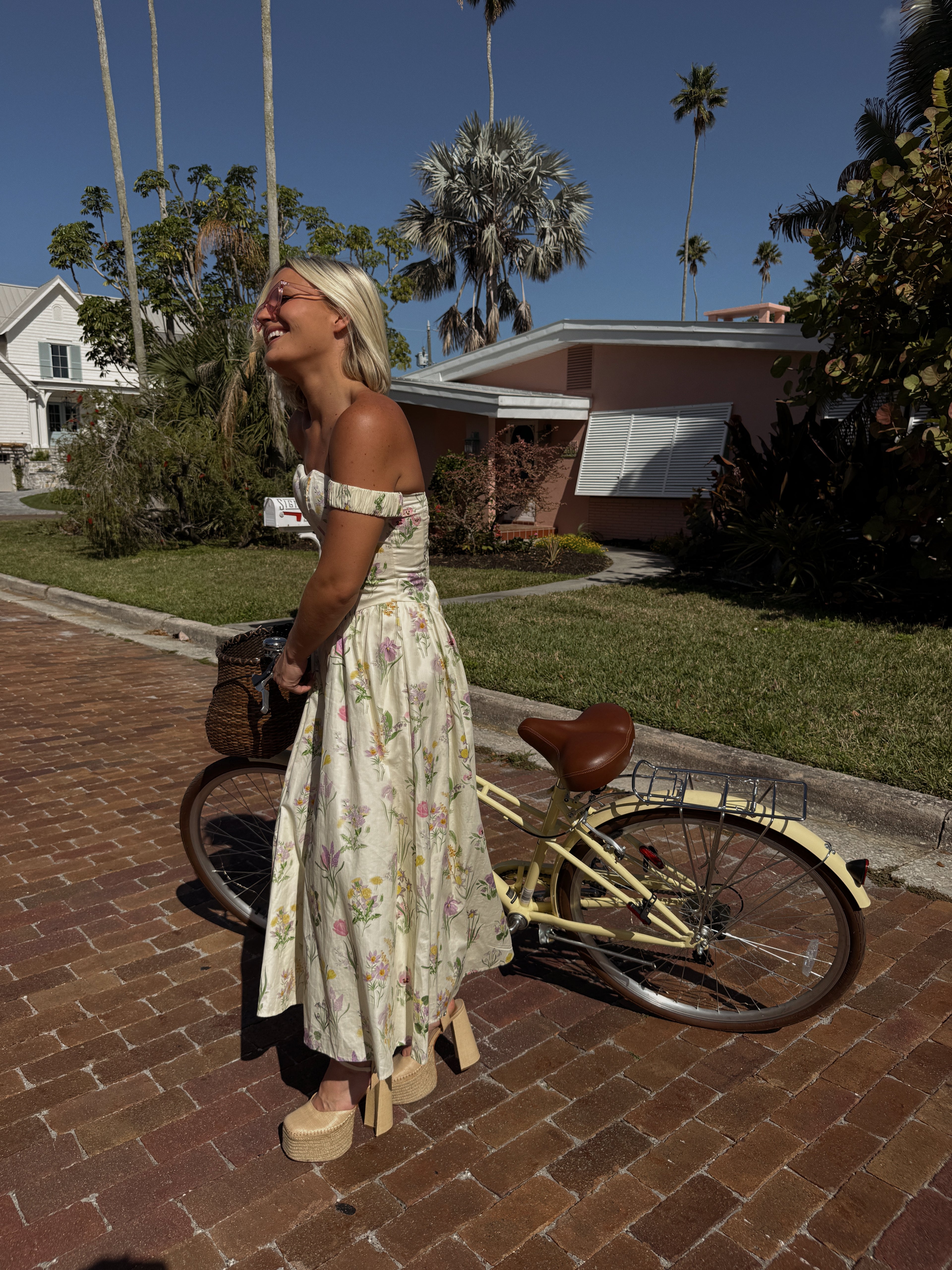 Anastasia Off-Shoulder A-Line Midi Dress