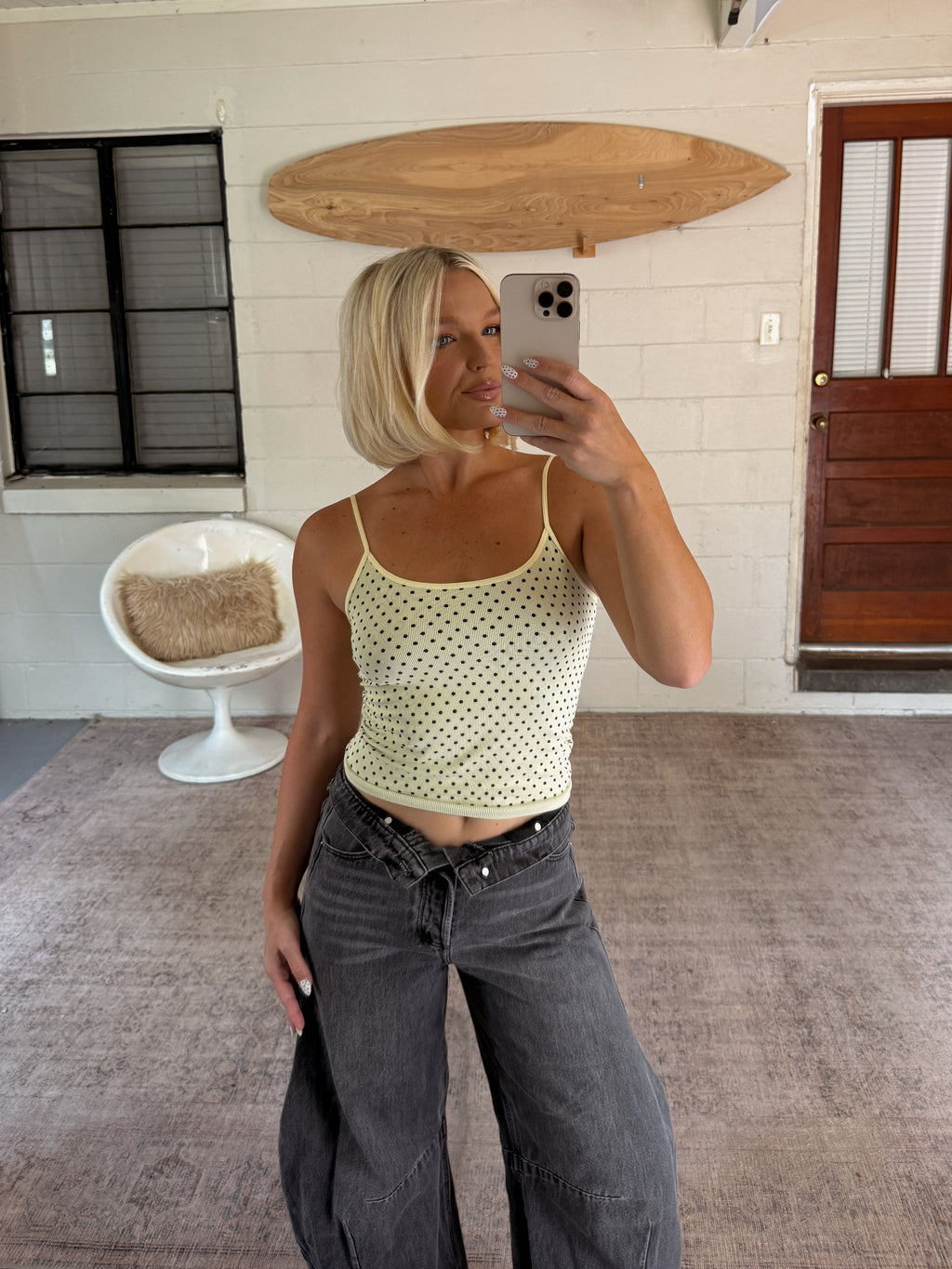 Spot On Polka Dot Strap Cami